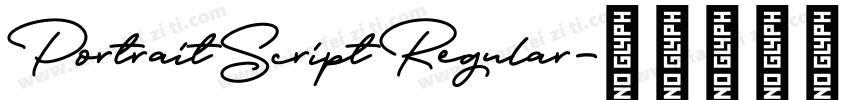 Portrait Script Regular字体转换